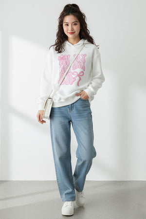 In My Soft Girl ER Printed Oversized Hoodie