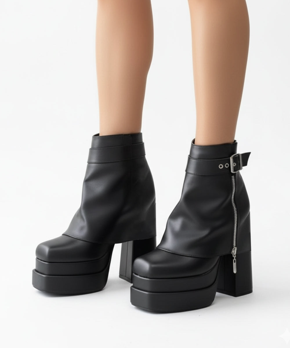The Convertible Black Boots
