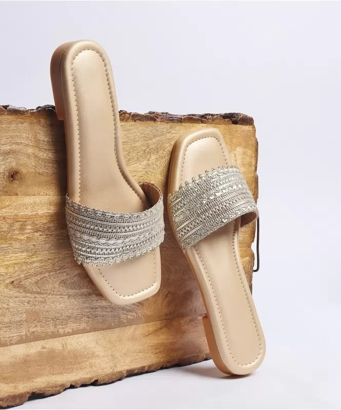 Ethnic Lace Flats - 131609