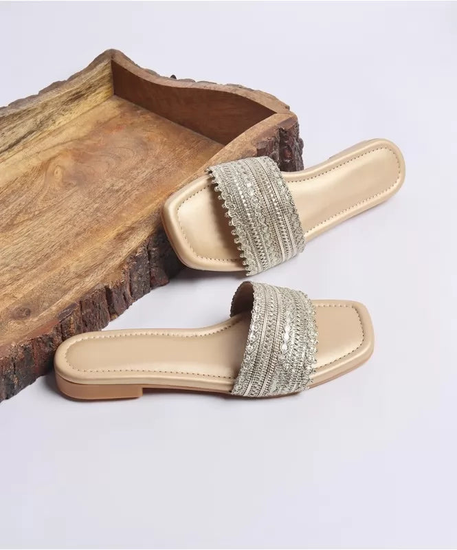 Ethnic Lace Flats - 131609