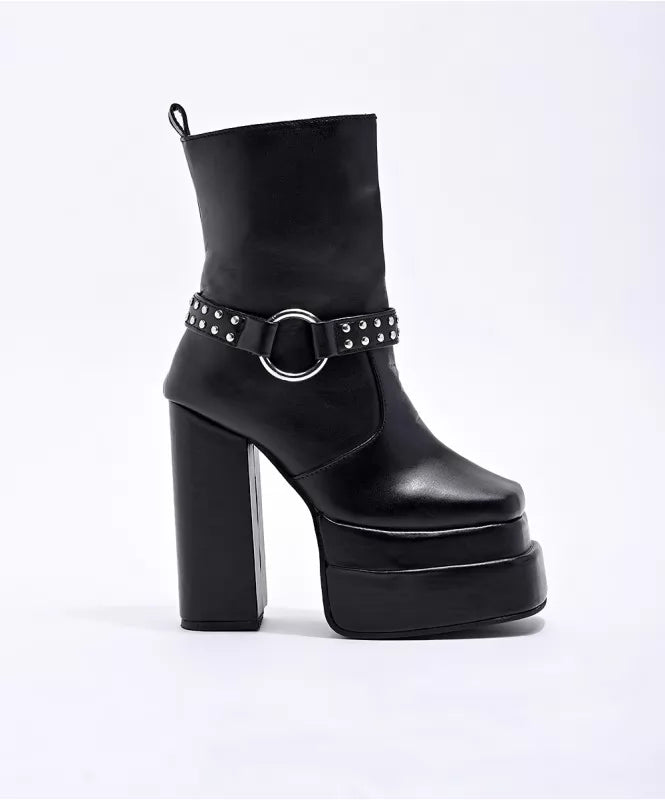 The classy stud platform boots