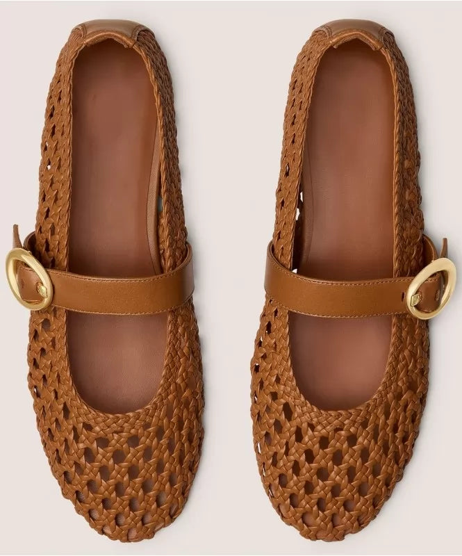 The Brown Weaver Mary Jane