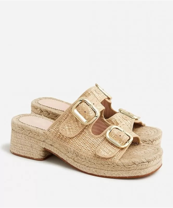 Carina Crochet Wedge Espadrilles