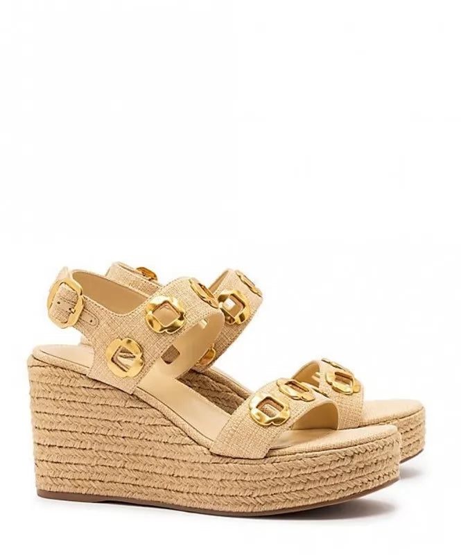 Carina Crochet Wedge Espadrilles