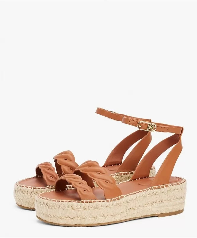 Carina Lace-Up Wedge Espadrilles