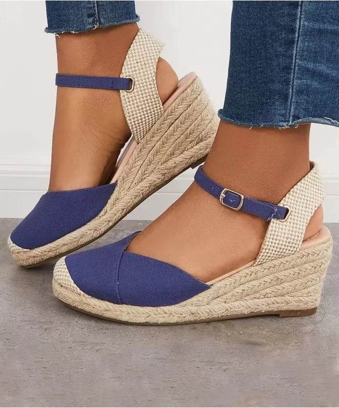 Woven Raffia Platforms