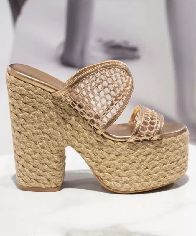 Platform Block Heels